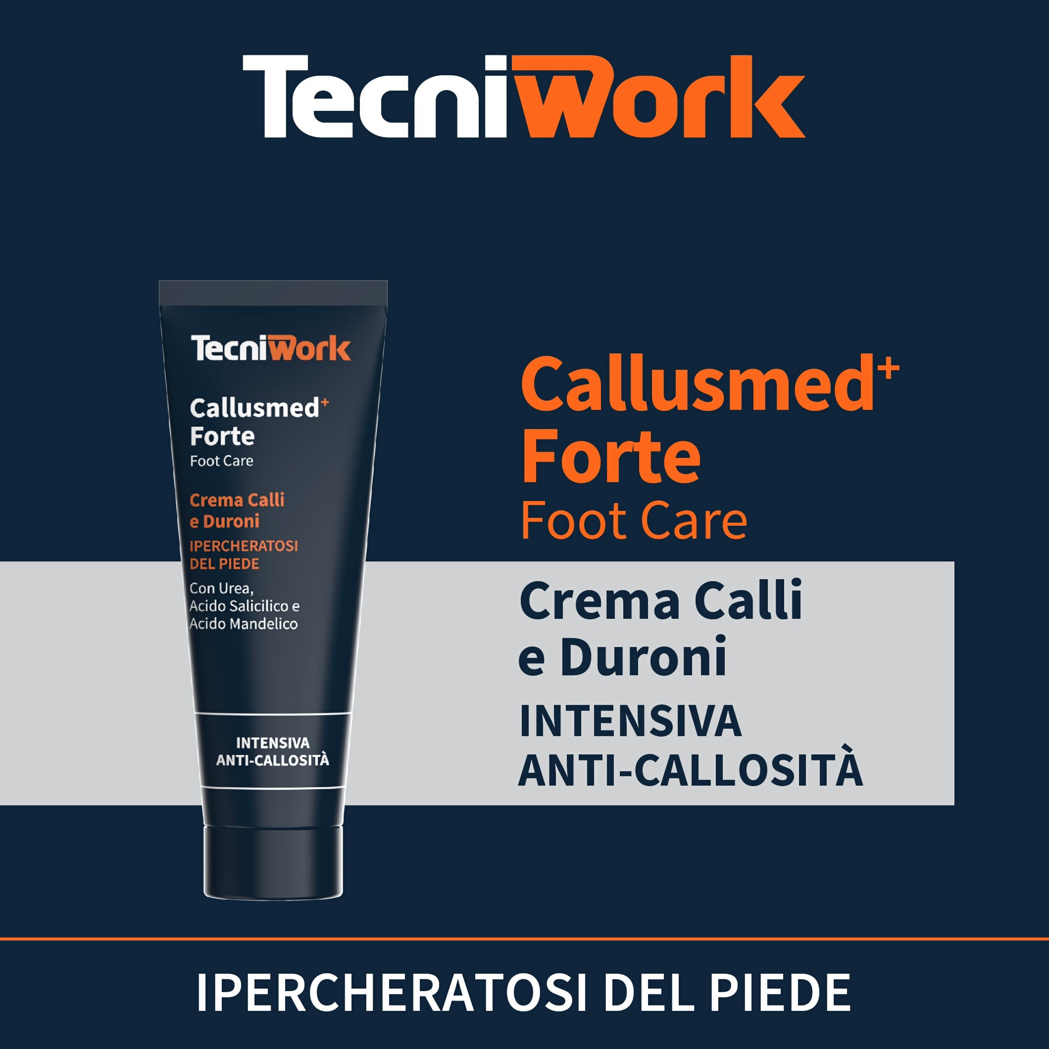 Callusmed+ Forte 50 ml Crema piedi per pelle con calli e duroni